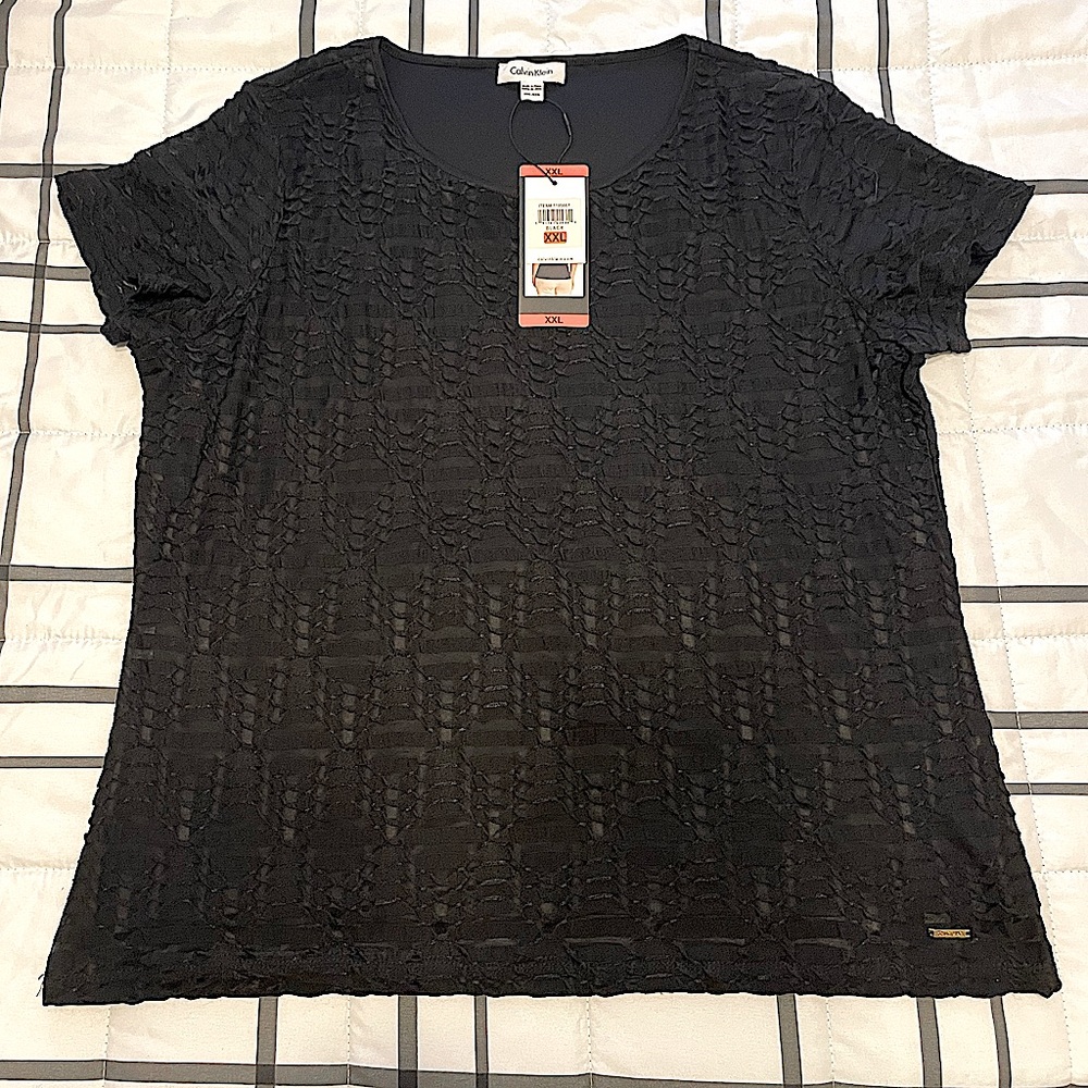 Calvin Klein ribbed shirt
